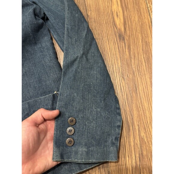 Vintage 70’s Kemington Express Made In USA Denim Jacket Button Coat Women Sz M - Picture 5 of 8